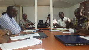 Les participants au Comité Directeur du District Sanitaire d'Adré soutenu par le BASE